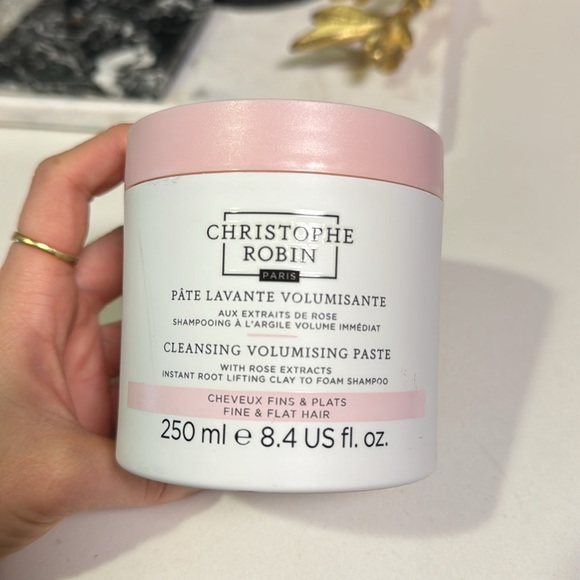 Christophe Robin Cleansing Volumising Paste with Pure Rassoul Clay & Rose 250ml - Picture 2 of 2